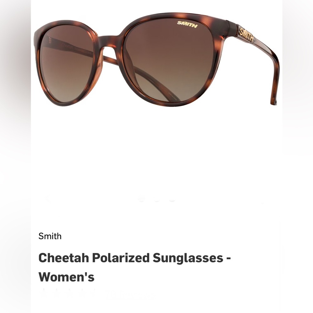 Smith Optic Polarized Tortoise Shell Sunglasses - image 1